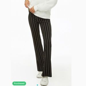 Striped flare pants